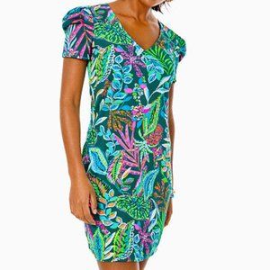 Lilly Pulitzer - Aleece T-Shirt Dress - Multi Sunshine Jungle - size L